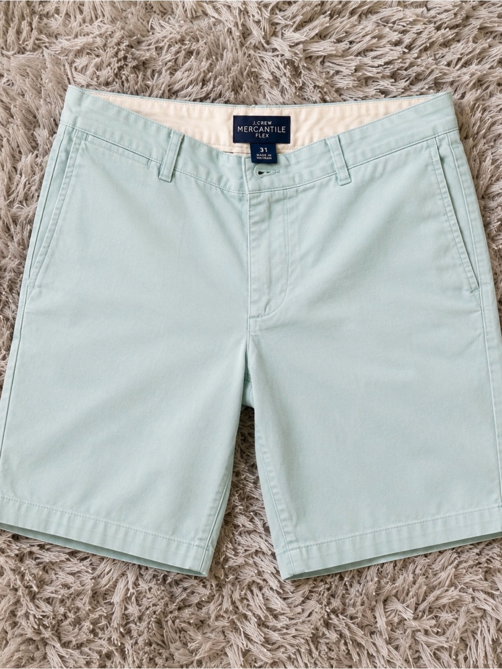 J. Crew Flex Men's Light Mint Chino Shorts